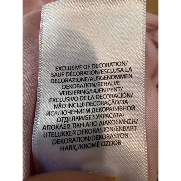 Polo Ralph Lauren Logo Cotton Jersey Hooded Pink Long Sleeve Dress L (12-14) - Picture 10 of 12